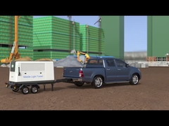 Generatore di luce portatile da 2 kW per esterni 180 kW Stazione di ricarica Torre luminosa mobile