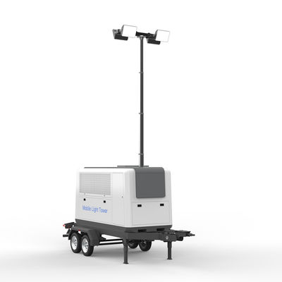 Un buon prezzo. 4000W 150000LM Torre di illuminazione a led mobile AC Input 135Kw Generatore portatile luci in linea